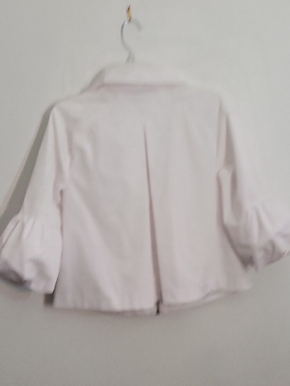 Chico's White Zip-Front Utility Jacket - Picture 3 of 3